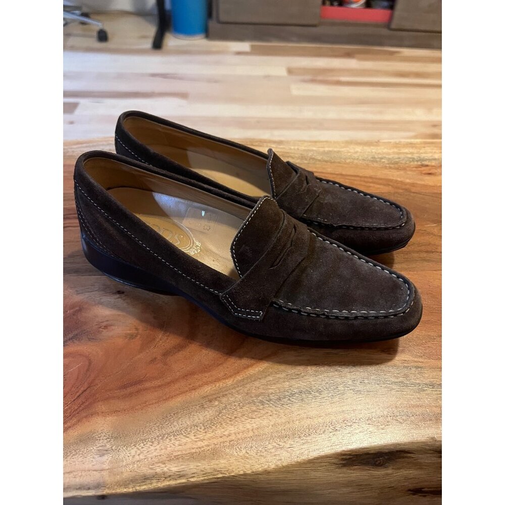 Tods Men’s Brown Leather Loafers - NWOT - Size‎ 8.5